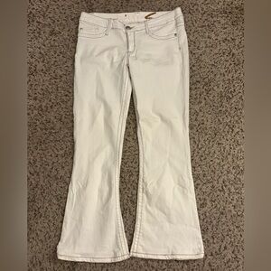Women's White Flared Jeans